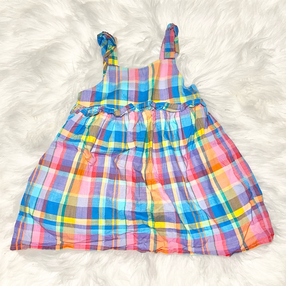 Colorful Plaid Sleeveless Dress- Ralph Lauren similar